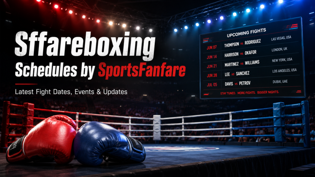 Sffareboxing Schedules by SportsFanfare
