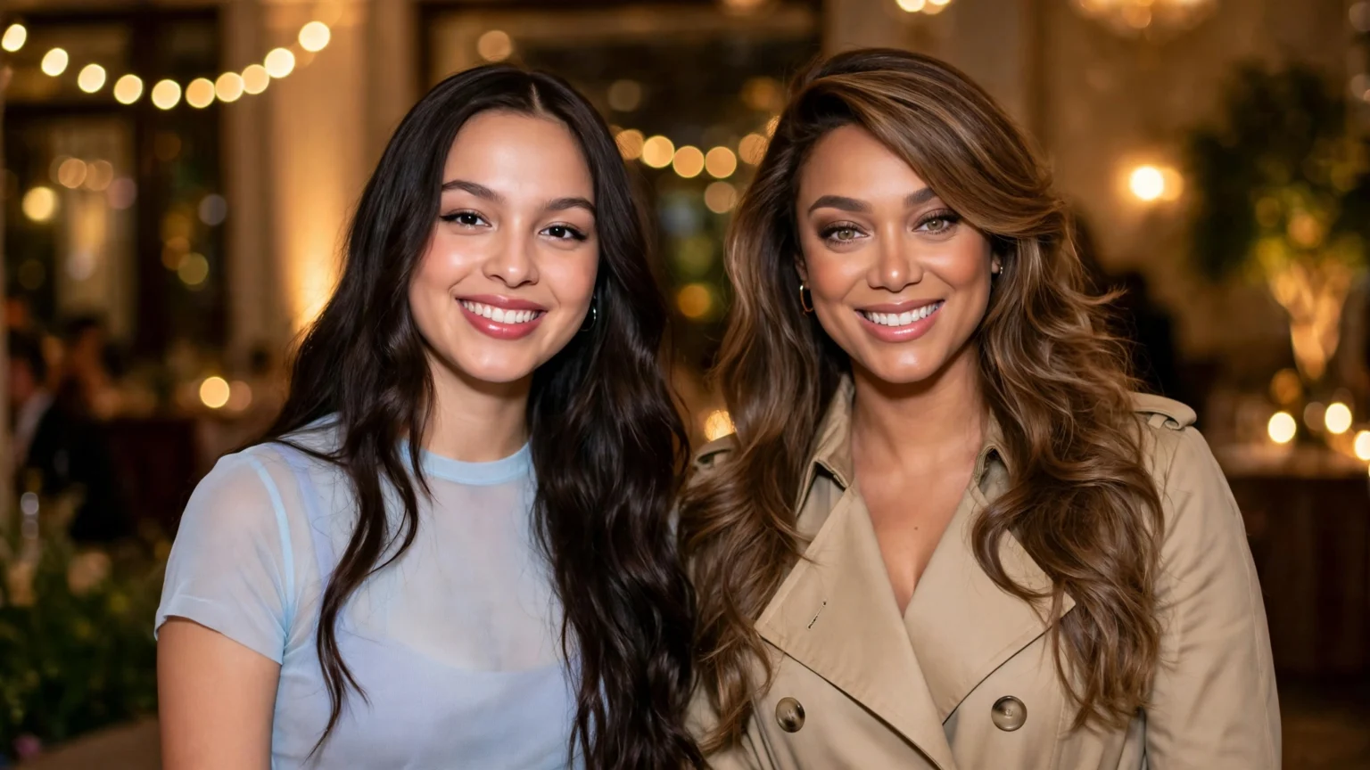 Olivia Rodrigo and Tyra Banks