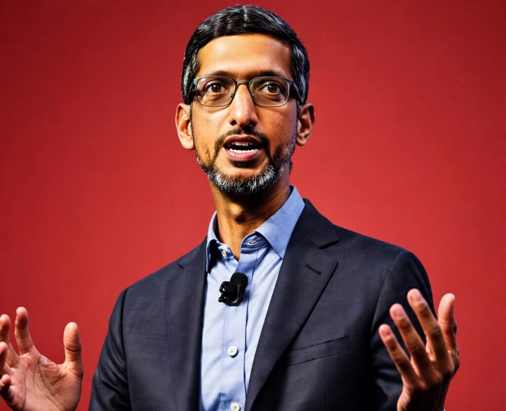 Sundar Pichai and Carl Icahn